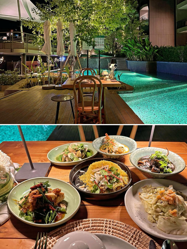 甲米這家新酒店不光有拍照好看的多個泳池～還有豐富的美食享受！