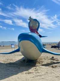 晴朗的天氣去乳山看海