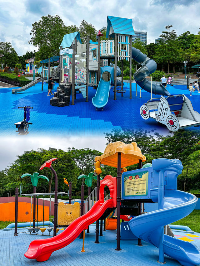 深圳兒童樂園 各種滑梯驚呆我