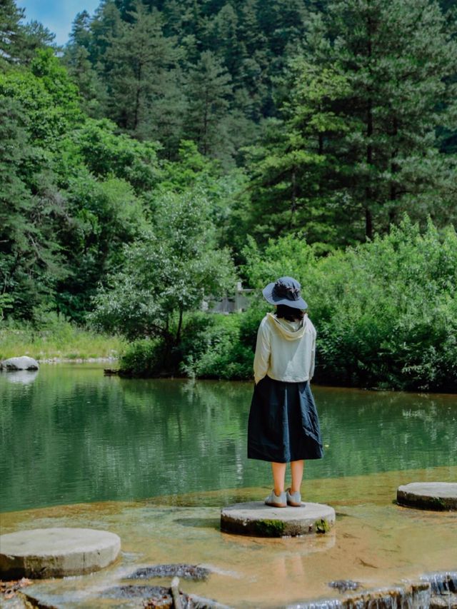 西安近郊20°清涼夏天秘境｜人少景美，避暑勝地