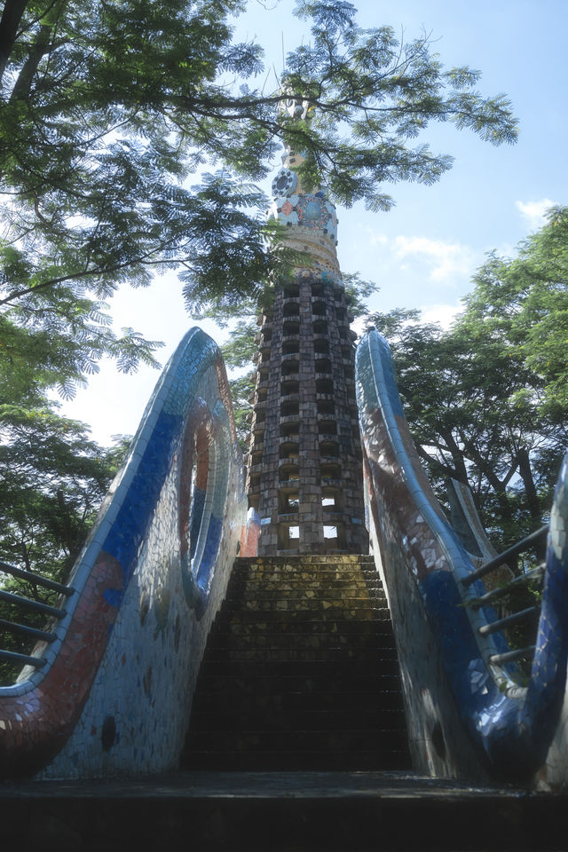 在深圳｜屬於小公園獨有的異域浪漫風情～。