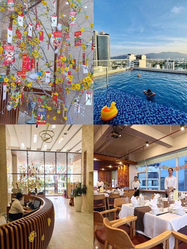 芽莊|李湛酒店，海景與美食的雙重享受    酒店：李湛酒店 Le's Cham Hotel 