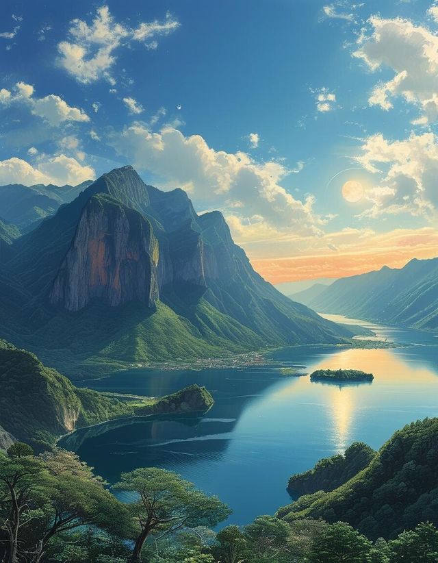 鑲嵌在阿里山間的碧玉