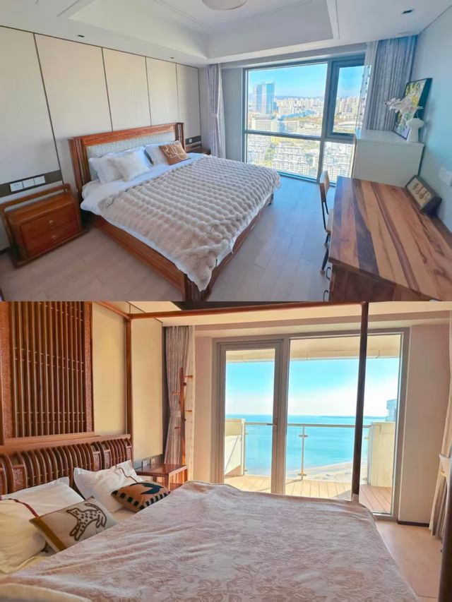 秦皇島！！海碧臺！！海景三居連露臺！！下次再嚟！！