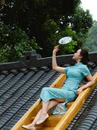 紅珠山賓館|旗袍大片封神機位+姿勢全攻略