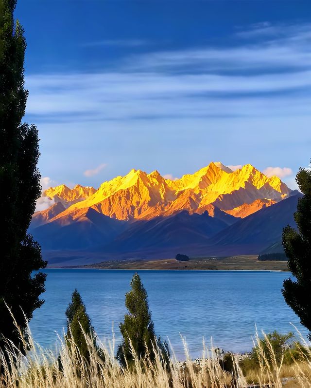 日落特卡波湖絕美大片 日落特卡波湖絕美大片