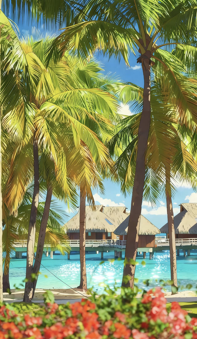 波拉波拉島深度遊｜墜入藍色烏托邦的神仙體驗《動漫版》