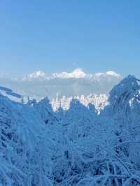 霧淞仙境美如畫