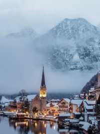 #奧地利的童話小鎮 #歐洲旅行 #小眾旅行地 #哈爾施塔特 #雪山湖景   這個藏在阿爾卑斯山腳下的