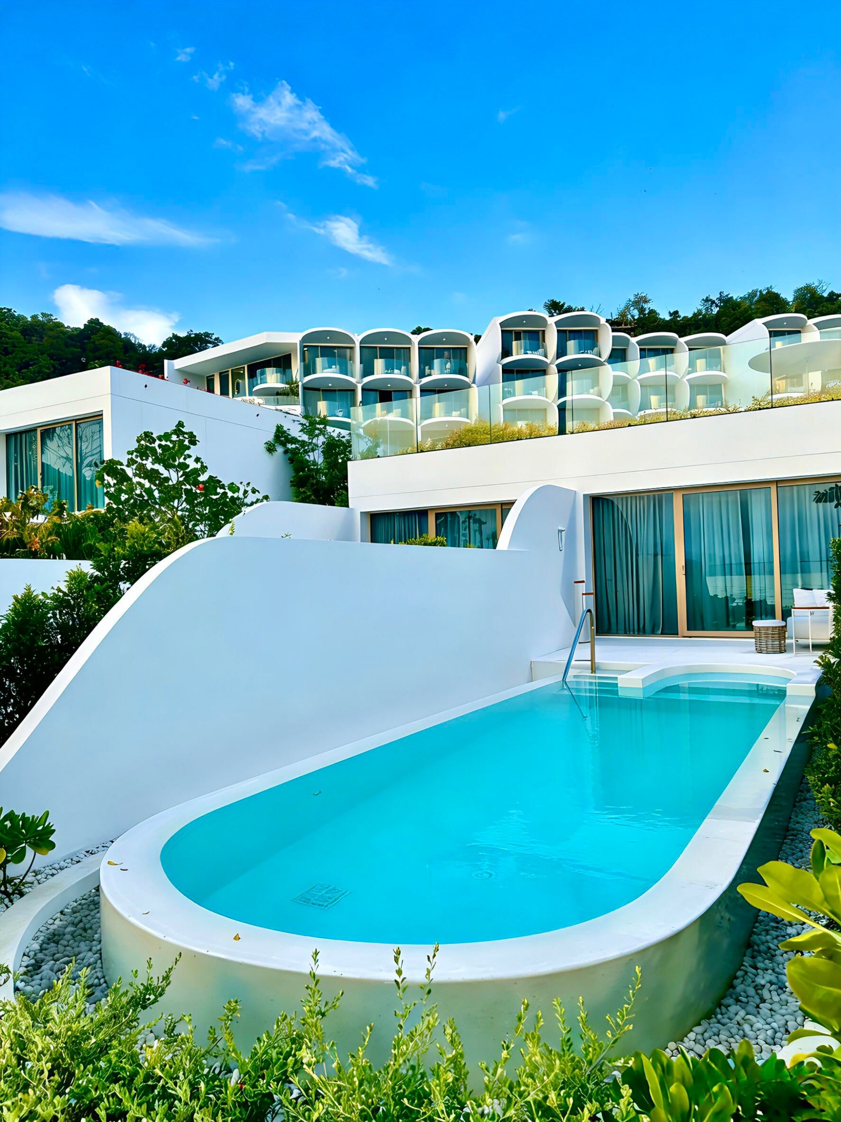 This hotel I stayed at in Phuket 💎 is truly timeless~ The photos come out amazing! I’ll definitely stay here again next time!
📍The location is unbeatable! Only a 15-minute drive to Patong Beach 🚗, but once you enter the hotel, you instantly feel like you’ve stepped into a tranquil tropical rainforest, perfectly balancing peace and excitement 🌿!
🛏️ The "Rainforest Pool Suite" is absolutely stunning!
▪️ Step out the door to your private pool + tropical garden view, the scenery is truly breathtaking
▪️ The bedding is Marriott’s signature "Heavenly Bed" ☁️, lying down feels like sinking into clouds
▪️ The bathroom features a starry sky bathtub 🛁, so you can soak while gazing at simulated starlight
▪️ The entire suite is controlled by an iPad, so curtains, lights, and air conditioning are just a tap away
✨ Hidden hotel highlights!
1️⃣ Floating breakfast delivered right to the poolside 🍽️, got flooded with questions when I posted photos on social media
2️⃣ Five different themed pools throughout the resort, absolutely gorgeous 🌊
3️⃣ Daily complimentary cocktail hour 🍹, enjoy a Mojito by the pool while watching the sunset
🌿 The public areas feel like stepping into a movie set!
▪️ The lobby is designed as an open jungle pavilion
▪️ White spiral staircase + rattan chandeliers are super photogenic
▪️ The spa center is hidden in a century-old banyan tree grove 💆
🚤 Nearby activities unlocked!
✔️ Only 10 minutes from the popular speedboat pier, island hopping is even more convenient than staying in Patong
✔️ A small path from the hotel’s back door leads directly to a secluded beach, fewer people, clear water, and you can catch the orange sea sunset 🌅
✔️ A 25-minute taxi ride to Phuket Town, where you can hit the weekend night market and colorful houses all in one go