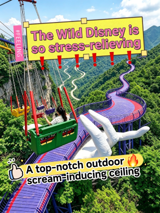 The scream peak of Jiangsu, Zhejiang, and Shanghai! I’d call it the wild version of Disney