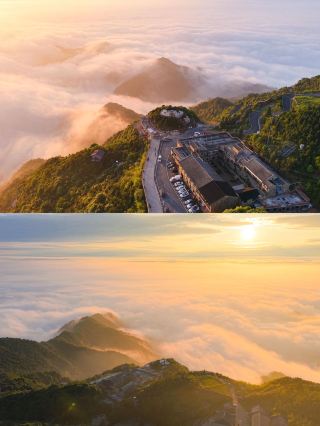 Who gets it! This fairyland of cloud seas in Chenzhou brings the "Castle in the Sky" to life