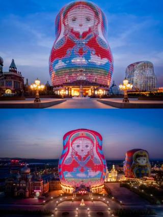 世界最大のマトリョーシカ建築に宿泊！一瞬でロシア風の童話の宮殿へ