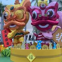 尖沙咀新春福兔藝術裝置