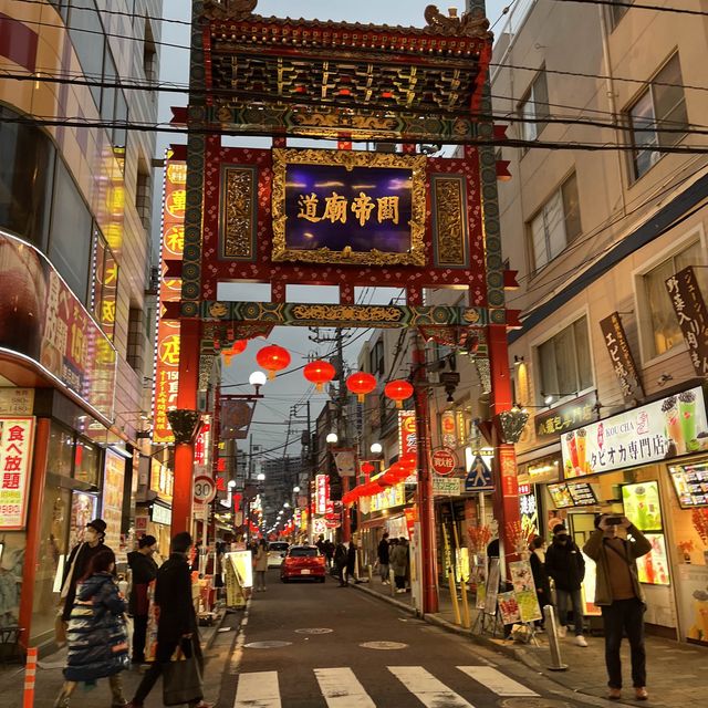 横浜中華街で食べ歩き