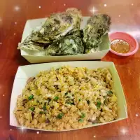 礁溪美食之旅😋現烤生蚵🦪、三星蔥油餅、芒果冰沙