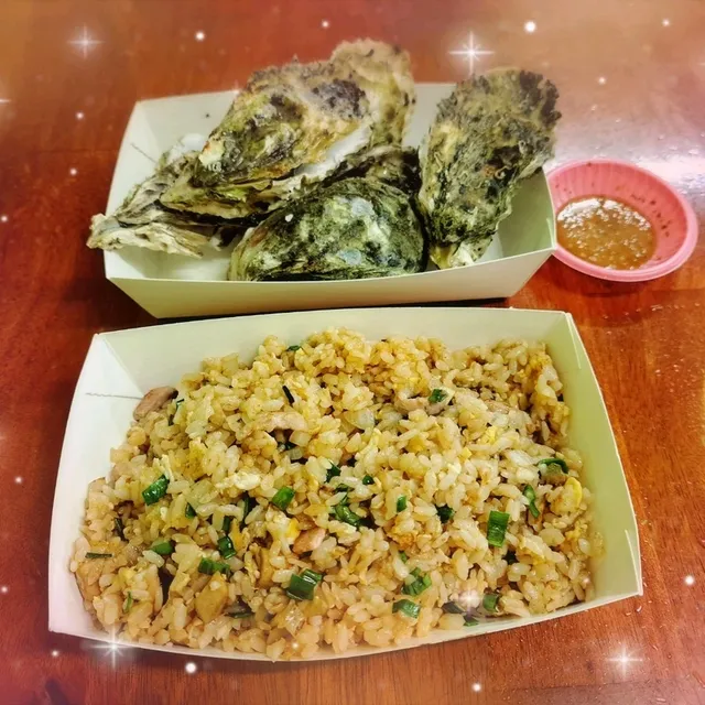 礁溪美食之旅😋現烤生蚵🦪、三星蔥油餅、芒果冰沙