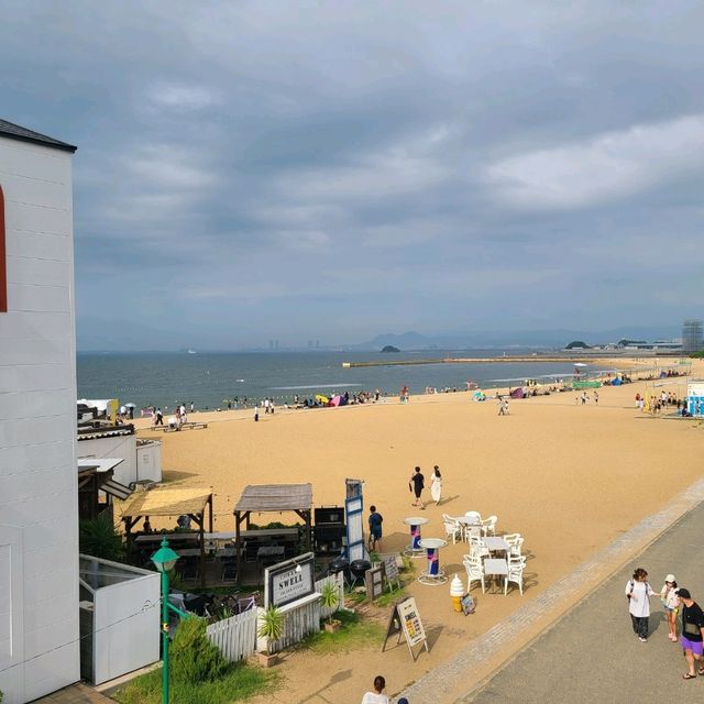 【福岡／百道浜】海を眺めながらのんびひ散歩にぴったり