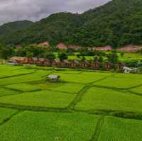 ที่พักสวย ติดริมน้ำมาง วิวท้องนา