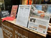 東京・丸の内。期間限定で『RUGBY CAFE』に🏉Marunouchi Happ. Stand & Gallery