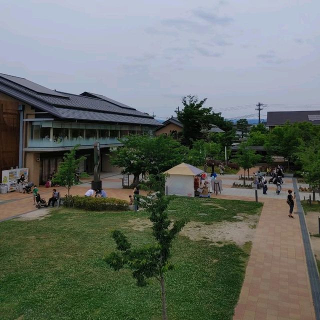 キリンを上からも下からも観察できる　京都市動物園