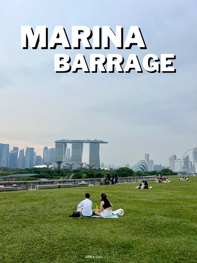 Marina barrage หลังคาสีเขียวของสิงคโปร์ 💚