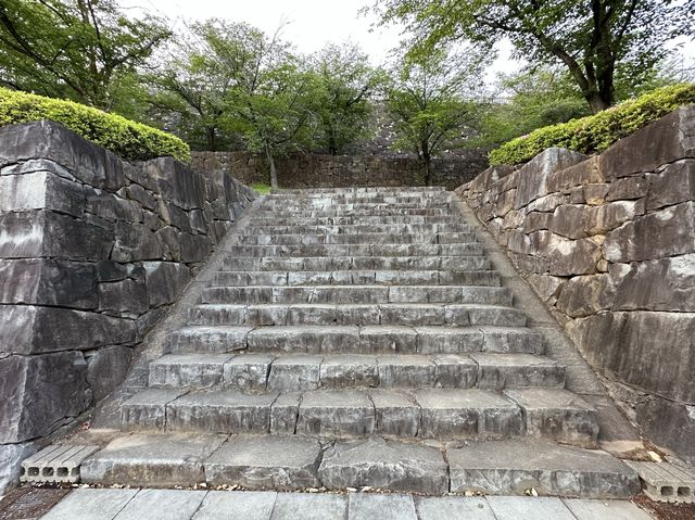 山梨・甲府。甲府駅前『舞鶴城公園』を散策。