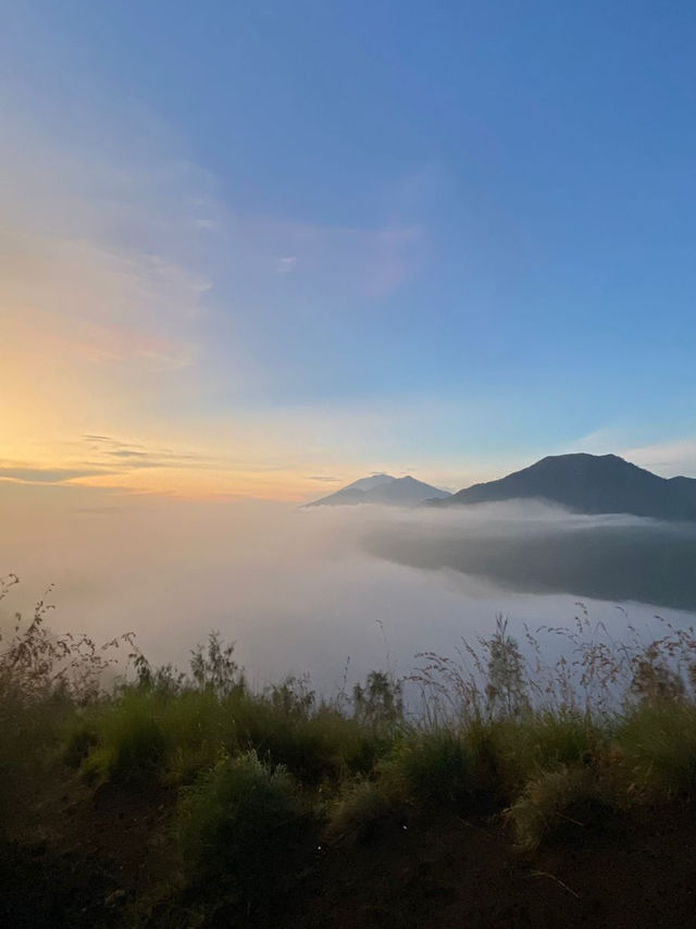 Enjoying Sunrise at Pinggan Kintamani Villag