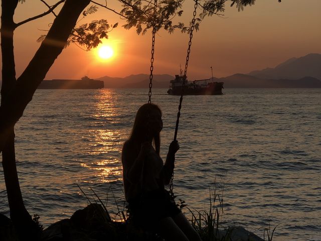 Sunset in Sha Wan Drive