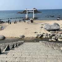 日本福岡「夫婦岩」：象徵愛情與圓滿的神聖景點