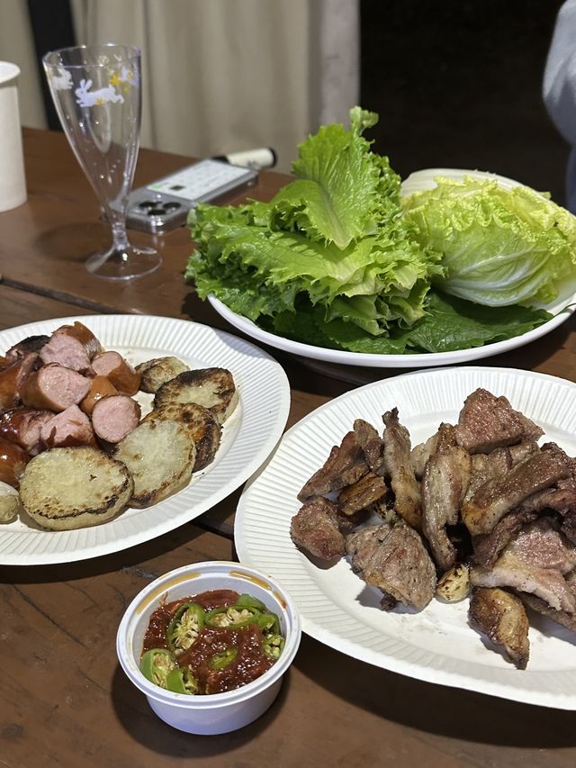 추운날씨에도 가능한 카라반 캠핑! 일산 킨텍스 캠핑장