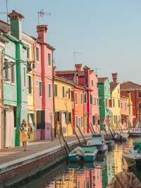 【イタリア】ベネチアから日帰りで行けるカラフルな島が可愛すぎた！