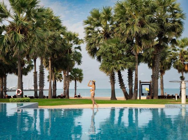 รีสอร์ทติดหาด จอมเทียน บรรยากาศสุดชิลล์🌴