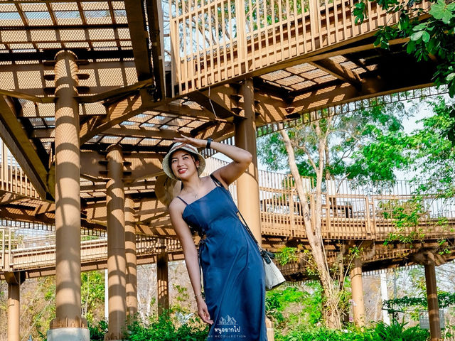ถ่ายรูป ชมวิวสวยๆที่ Sky Walk เขื่อนสิรินธร