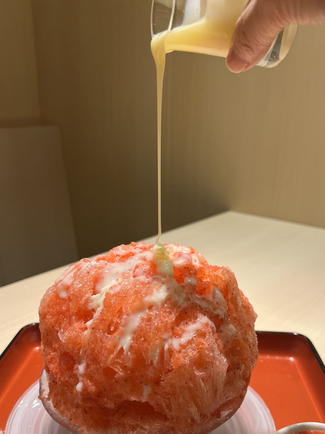 【福岡カフェ】ふっくらまんまるなふわふわかき氷がたまらない