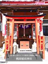 【桃園稲荷神社/東京都】中野駅そばのレトロ感ある地域の神社