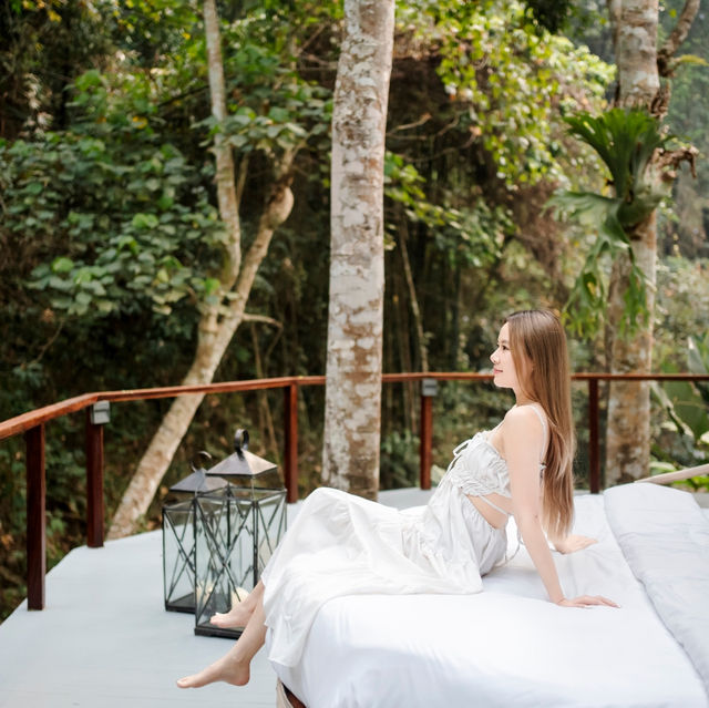 🍃ไปสัมผัสธรรมชาติ พักผ่อน นอนเตียงเลื่อนได้