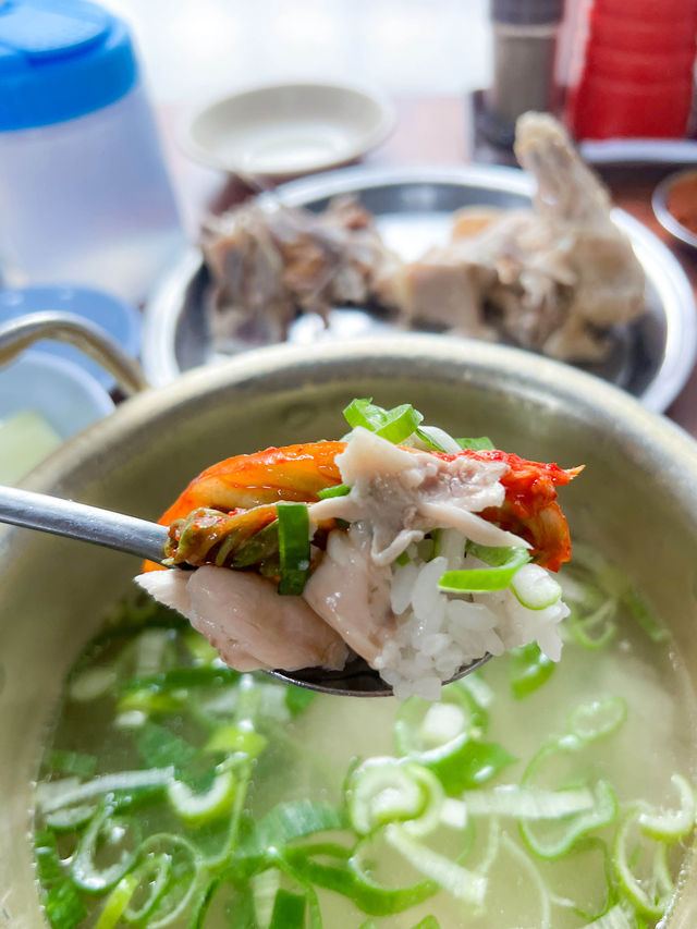 【ソウル／忠武路】食べて損なし！！絶品の鶏の水炊き定食