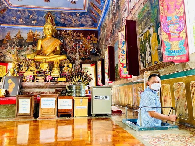 กราบหลวงพ่อปาน ลอดใต้อุโบสถเสริมมงคล