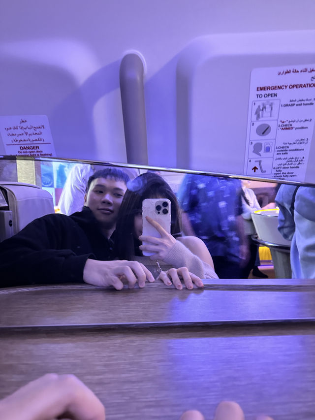 Emirates' A380 Business Class