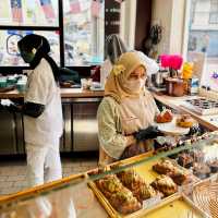"Afternoon Tea Experience in Melaka: Delightful Butter Pastry and Aromatic Flower Tea"