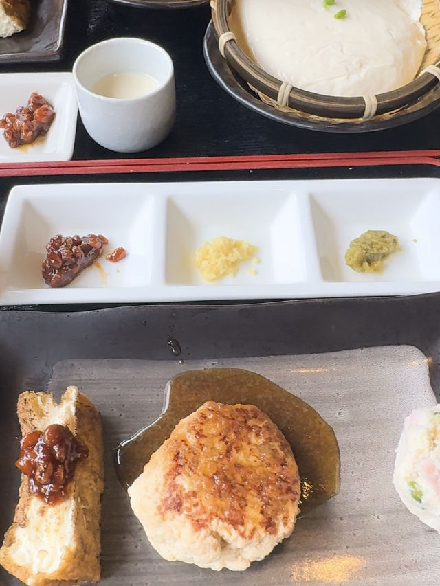 【大分グルメ】田園地帯にある穴場の豆腐料理屋さん✨