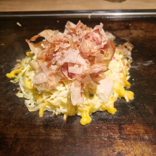 너무 맛있는 오코노미야키와 야키소바