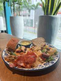 灣仔鬧市中小綠洲semi-buffet brunch🌴