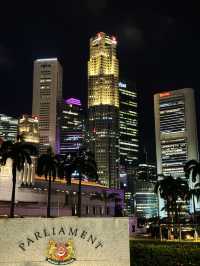 🇸🇬 Singapore’s Cityscape: A Dazzling Nighttime Spectacle