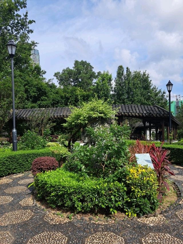 【九龍寨城公園:香港】丁寧に手入れされている綺麗な庭園🌳