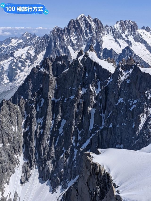 霞慕尼南針峰纜車，一睹歐洲最高峰 白朗峰