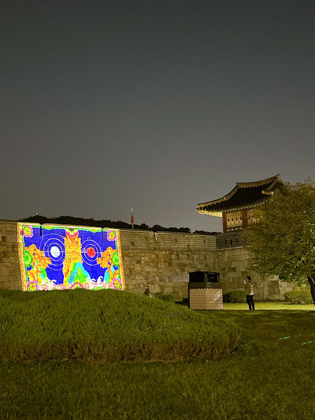 【韓国/水原】世界遺産でナイトマーケット！プロジェクションマッピングまで🏰 