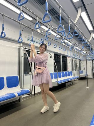 The first metro ever in Saigon🤩