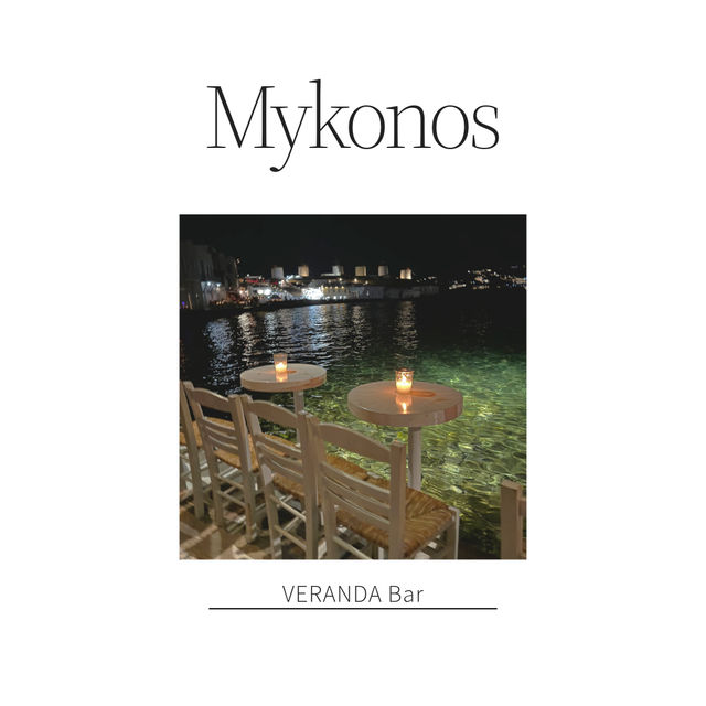 🇬🇷ミコノス代表の海辺bar🏝️🍸